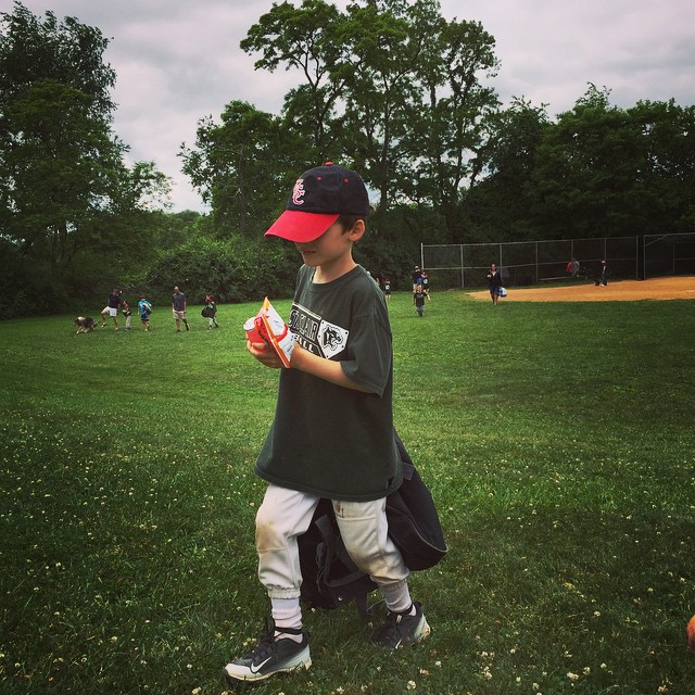 the end of first grade coach pitch baseball