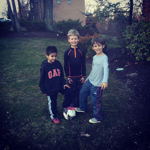 Collin and his favorite second grade friends, Emiliano and Holt