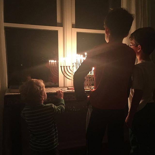 the last night of Hanukkah 2015