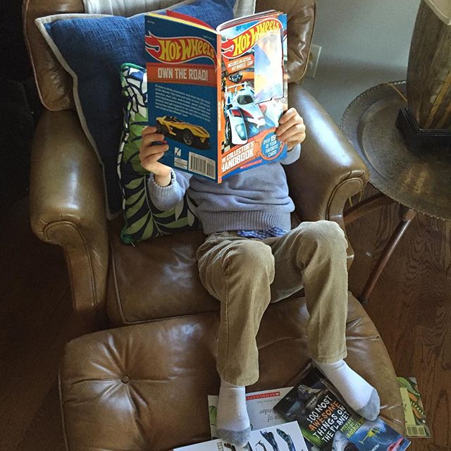 Love watching him become a reader!