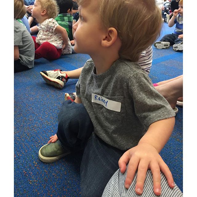 love his hand on my knee at story time