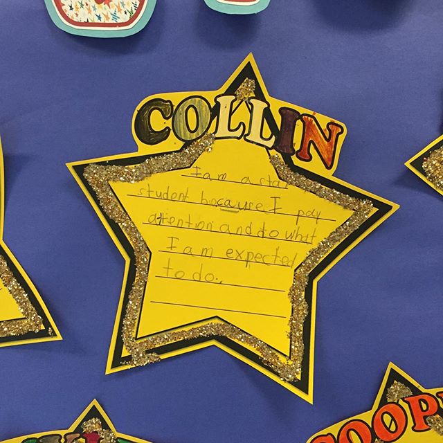 Collin's STAR Night for second grade at Eisenhower Elementary School