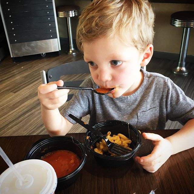 my lunch date is obsessed with tomato basil soup