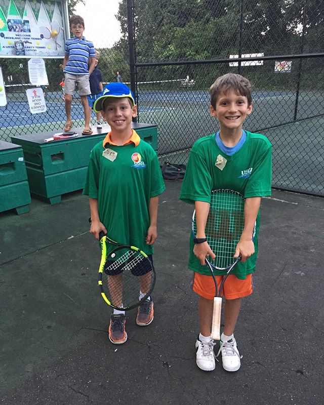 Collin's First Tennis Tournament