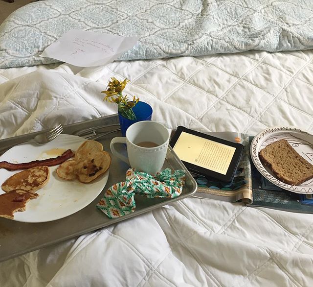 Thank you Gigi and three adorable waiters, for a delicious breakfast in bed