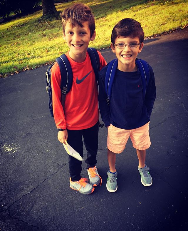 day two of school and still all smiles!