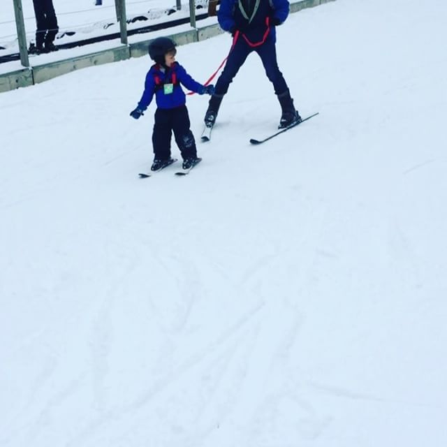 Rainey’s first time skiing!