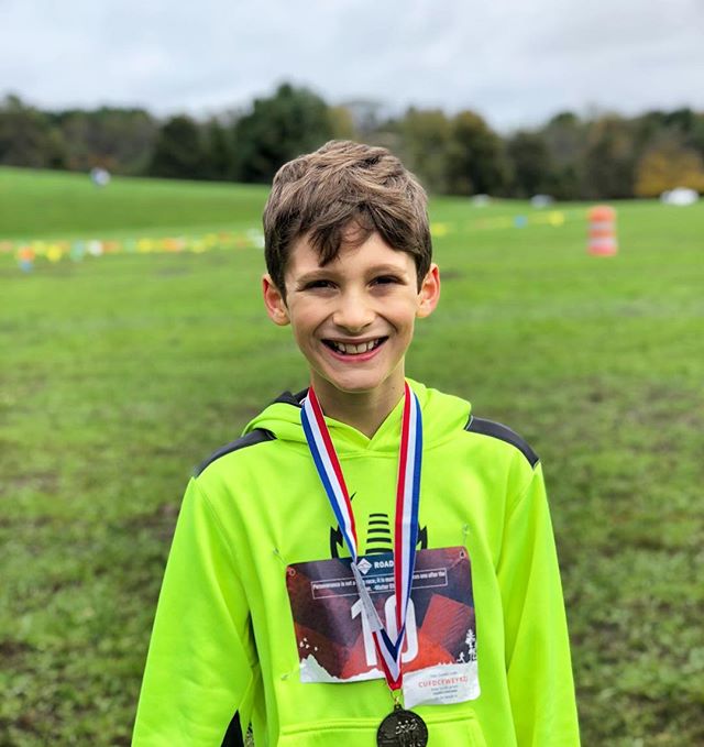Collin killed it at his second cross country meet and brought home gold! So proud of his enthusiasm and determination!