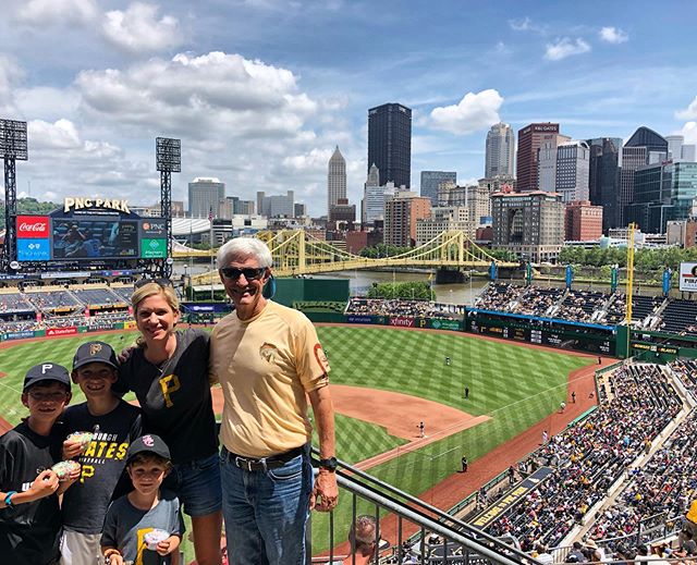 A perfect day for a Pirate game with Grampy
