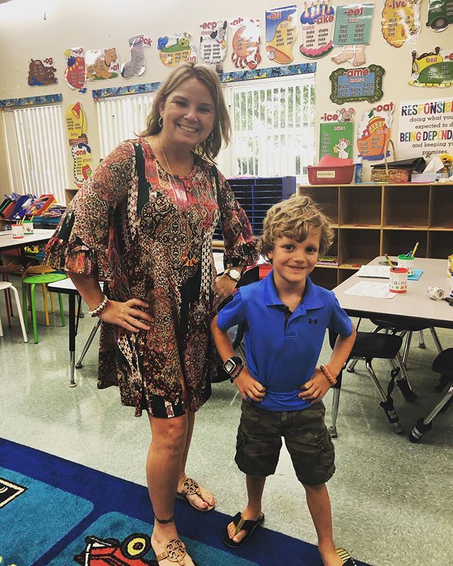 Rainey’s Kindergarten teacher, Mrs. Boussy