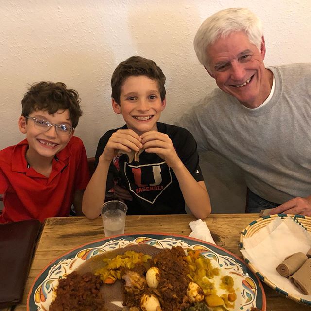 Ethiopian with Grampy and Susan